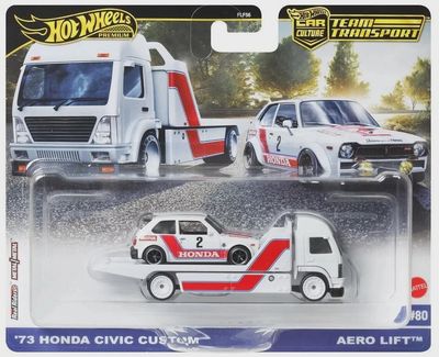 Mattel Hot Wheels Premium Team Transport &#39;73 Honda Civic