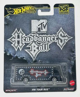 Mattel Hot Wheels Premium Pop Culture MTV Headbangers Ball HW Tour Bus