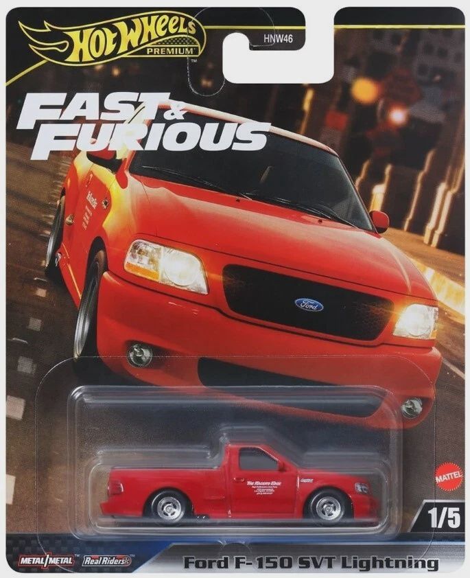 Mattel Hot Wheels Premium Fast and Furious Ford F-150 SVT Lightning 1/5