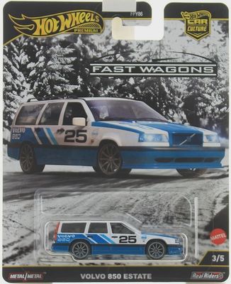 Mattel Hot Wheels Premium Car Culture Circuit Legends Fast Wagons Volvo 850 Estate