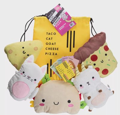 Taco Cat Goat Cheese Pizza Plush Mittens