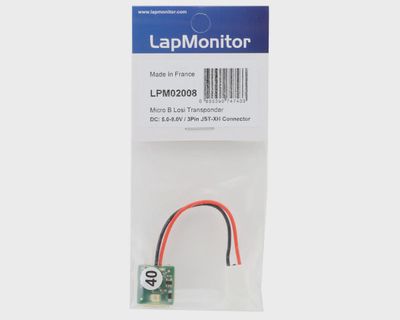 LapMonitor Micro-B Transponder w/3-Pin JST-XH Connector