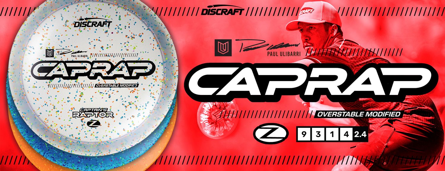 Discraft Paul Ulibarri 2026 Confetti Z Captain's Raptor