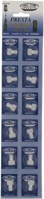 KOOL-STOP PRESTA VALVE ADAPTORS ALLOY CARD OF12
