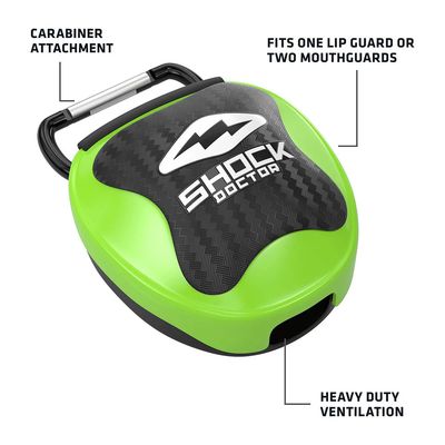 Shock Dr.  Mouthguard Case Green