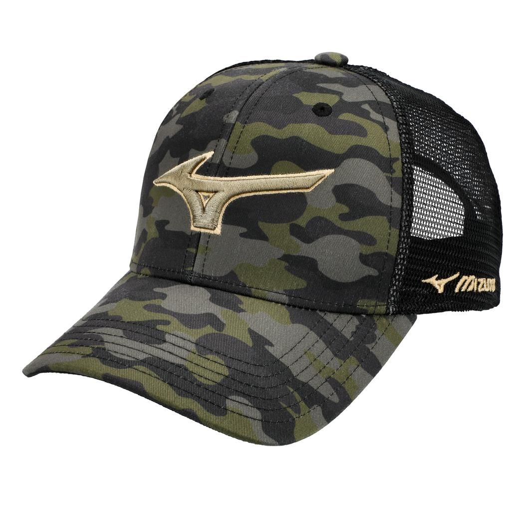 Diamond Trucker Hat BLK/CAMO