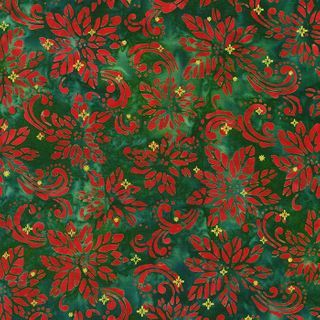 Artisan Batiks: Winter Sparkle - Christmas Star Flower - Holiday