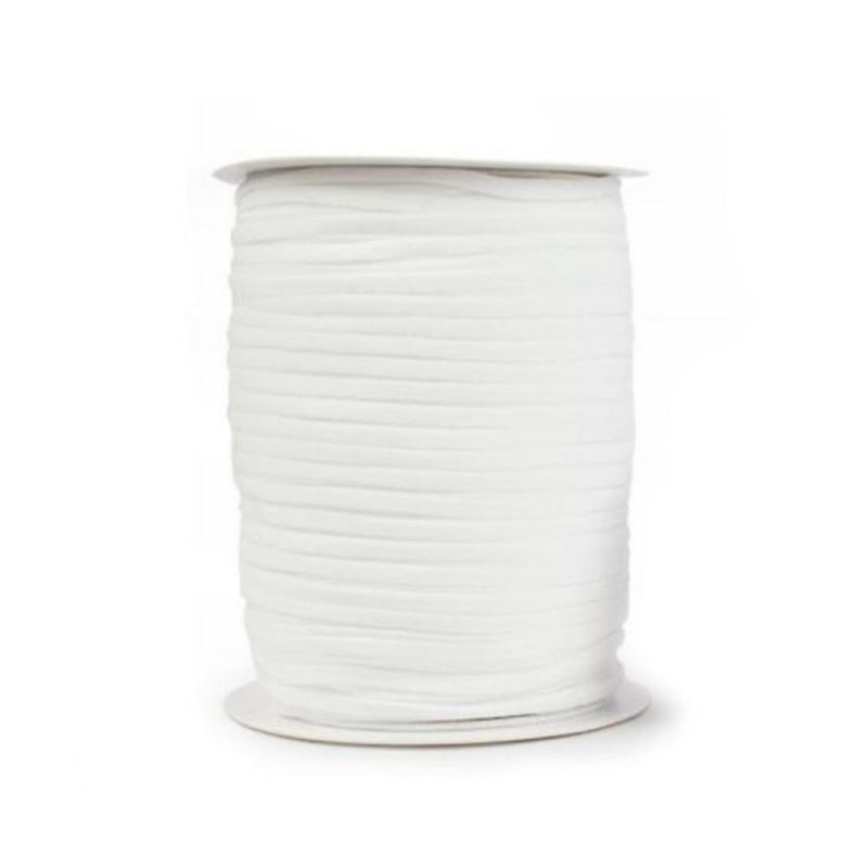 Round String Elastic 3mm - White