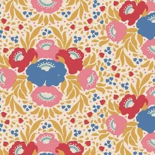 Autumn Bouquet Mustard (Plum Garden 2019) Fat Qtr