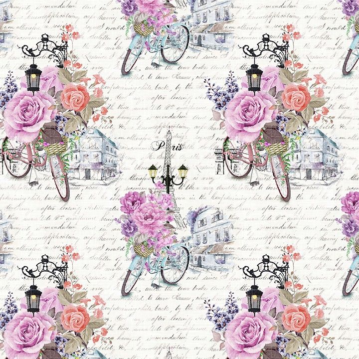 We Will Always Have Paris - Boulevard St Germain Multi Fat Qtr