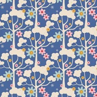 Wildgarden Blue (Spring Diaries 2016) Fat Qtr