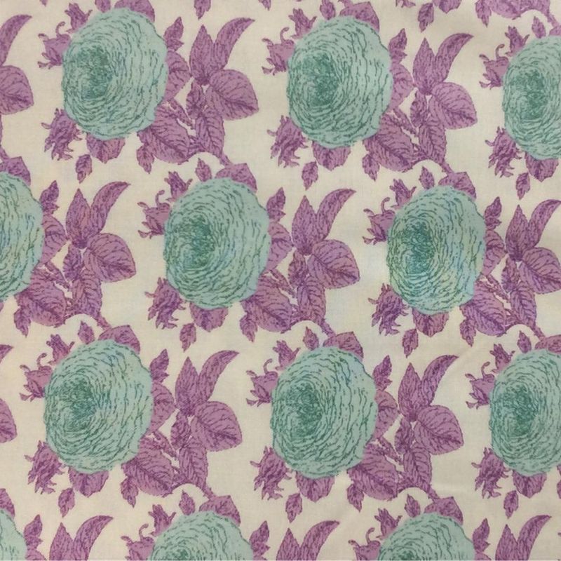 Sunkiss Grandmas Rose Lilac Fat Qtr