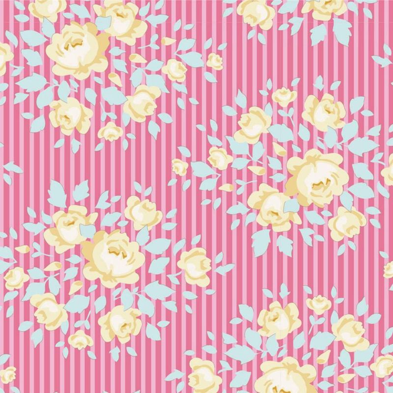 Happy Campers Marylou Rose Fat Qtr