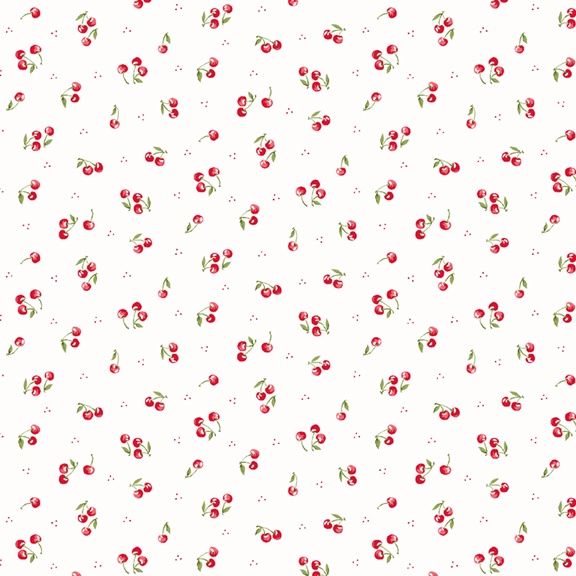 Mini Mixers - Cherries Red Fat Qtr