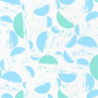 Brushy - Blue and White Fat Qtr