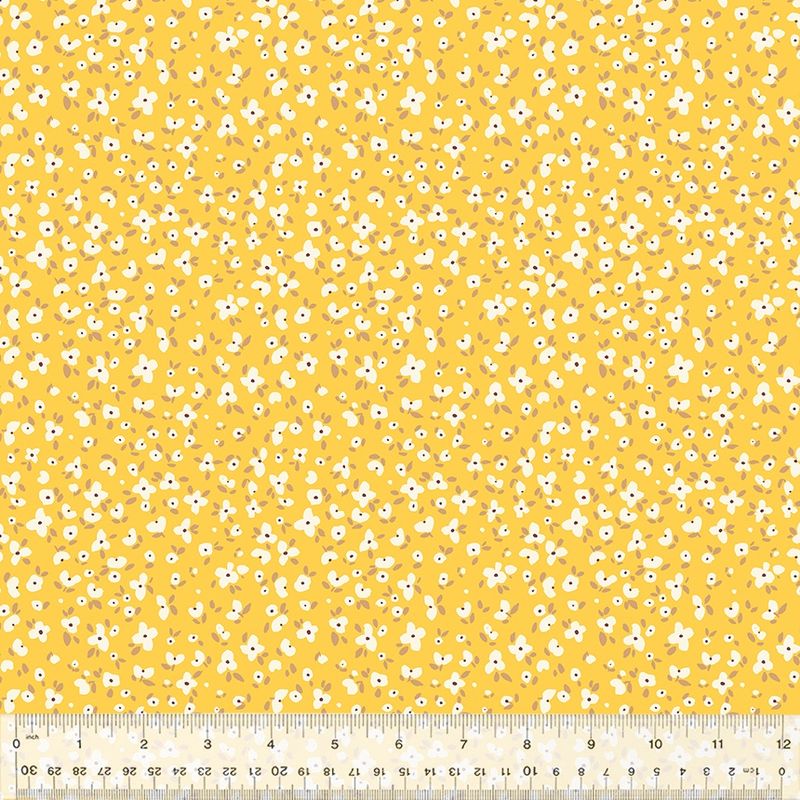 Sweet Abigail - Small and Simple Yellow Fat Qtr