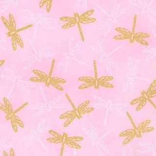 Aurelia - Pink Dragonfly Fat Qtr