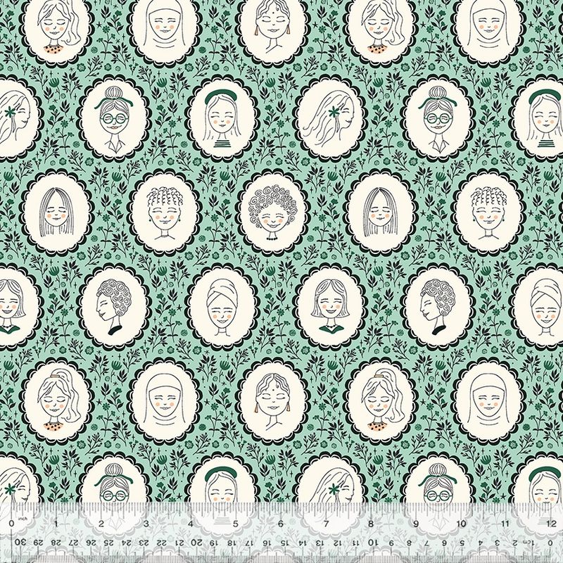 Sweet Abigail - Sisterhood Mint Fat Qtr