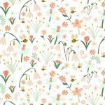 Koala Garden - White D Fat Qtr