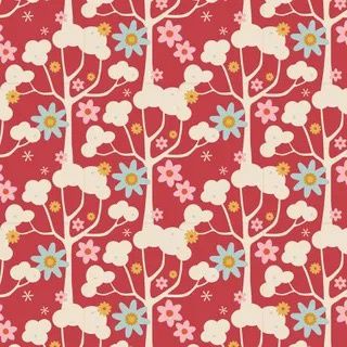 Wildgarden Red (Spring Diaries 2016) Fat Qtr
