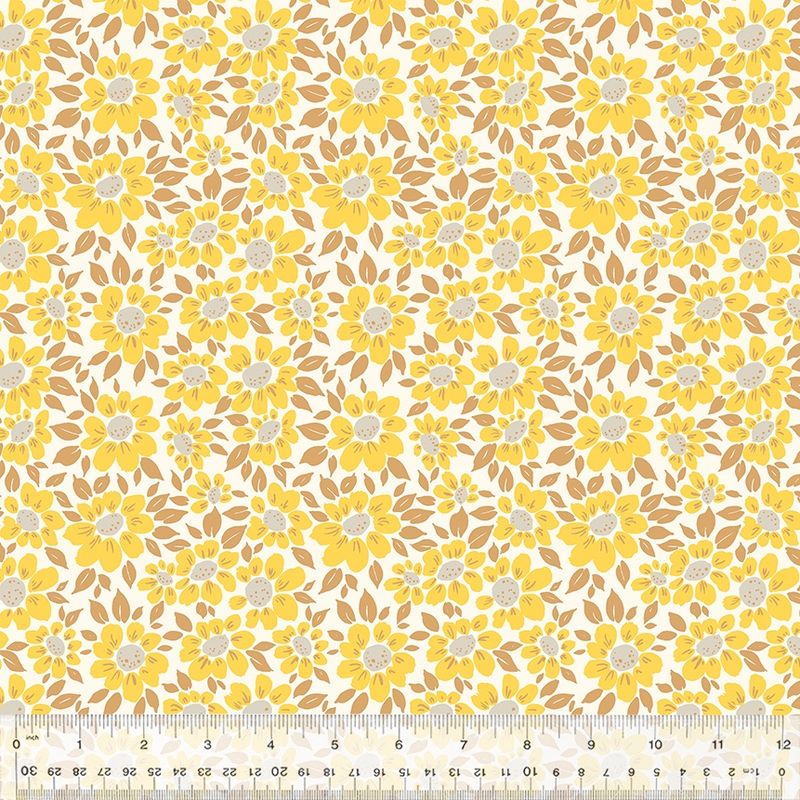 Sweet Abigail - Flower Child Yellow Fat Qtr