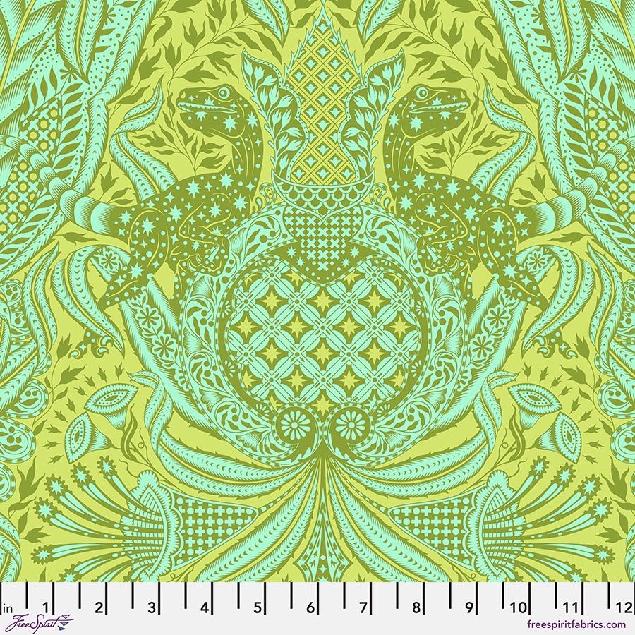 Roar - Gift Rapt Lime Fat Qtr