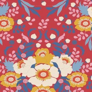 Anemone Red (Birdpond 2018) Fat Qtr