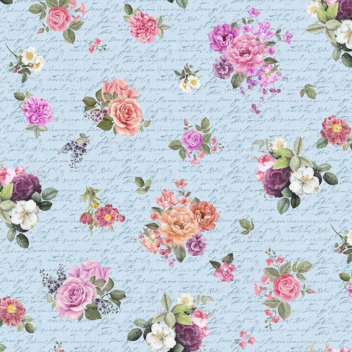 We Will Always Have Paris - Tres Jolie Blue Fat Qtr