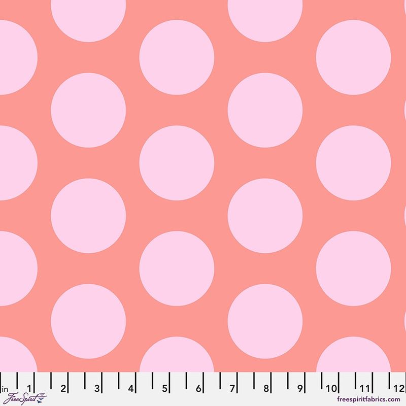 Roar - Dinosaur Eggs Blush Fat Qtr
