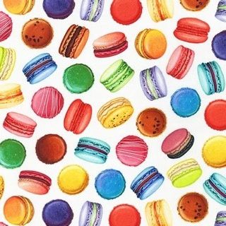 Sweet Tooth Macarons Fat Qtr