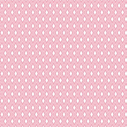 Adorable Alphabet - Diamonds Pink Fat Qtr