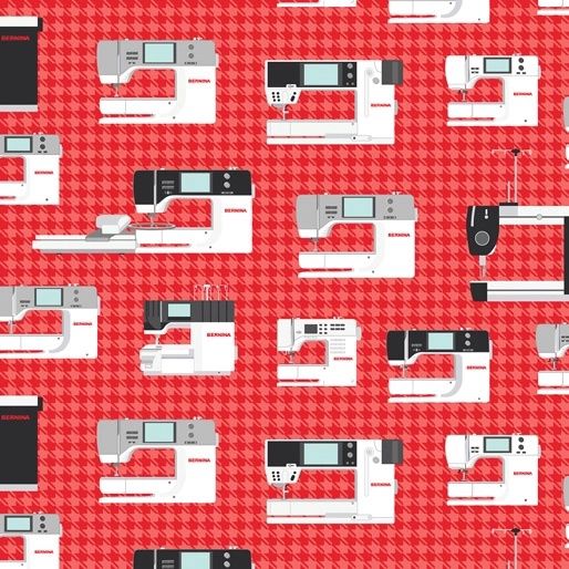 Bernina - Sewing Room 2 - Sewing Machines Red Fat Qtr