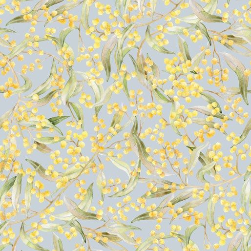 Golden Wattle - Golden Wattle Sky J Fat Qtr