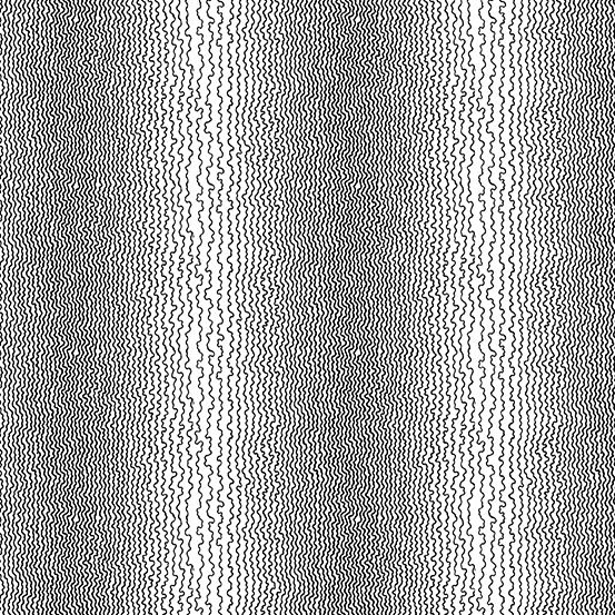 Century Black on White - Ombre Stripe Fat Qtr