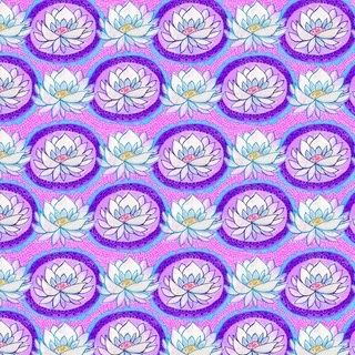 Everyday Magic - Flowers on Purple Fat Qtr