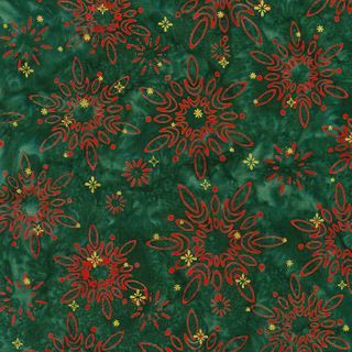 Artisan Batiks: Winter Sparkle - Snowflake - Holiday