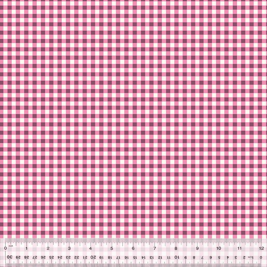 Sweet Abigail - Gingham Azalea Fat Qtr