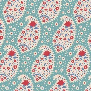 Teardrop Teal (Plum Garden 2019) Fat Qtr