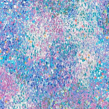 Painterly Petals - Lavender Fat Qtr