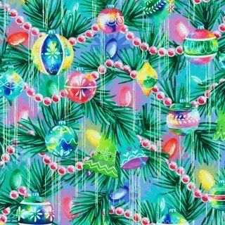 Wishwell Afterglow - Periwinkle Fat Qtr