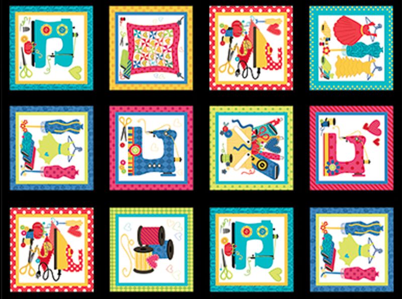Sew Excited: Boxes Multi Panel