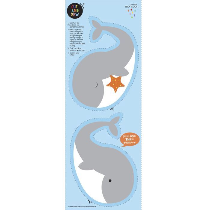 PLUSHIE PILLOWS - Whale