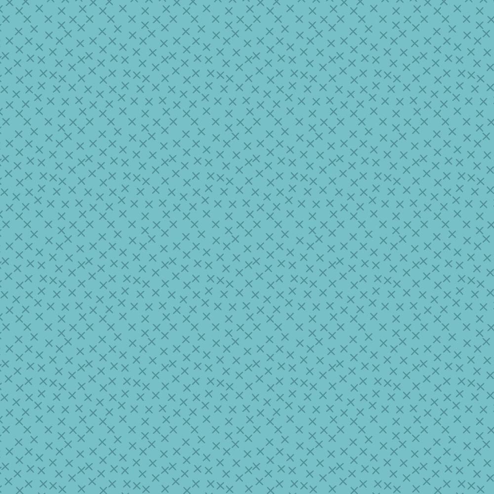Building Blocks  Crossroads Teal Fat Qtr