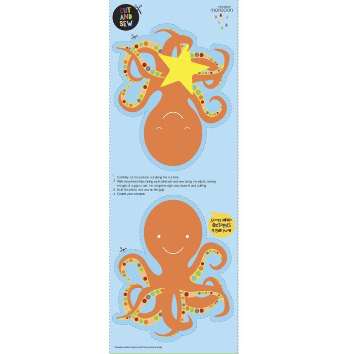 PLUSHIE PILLOWS - Octopus