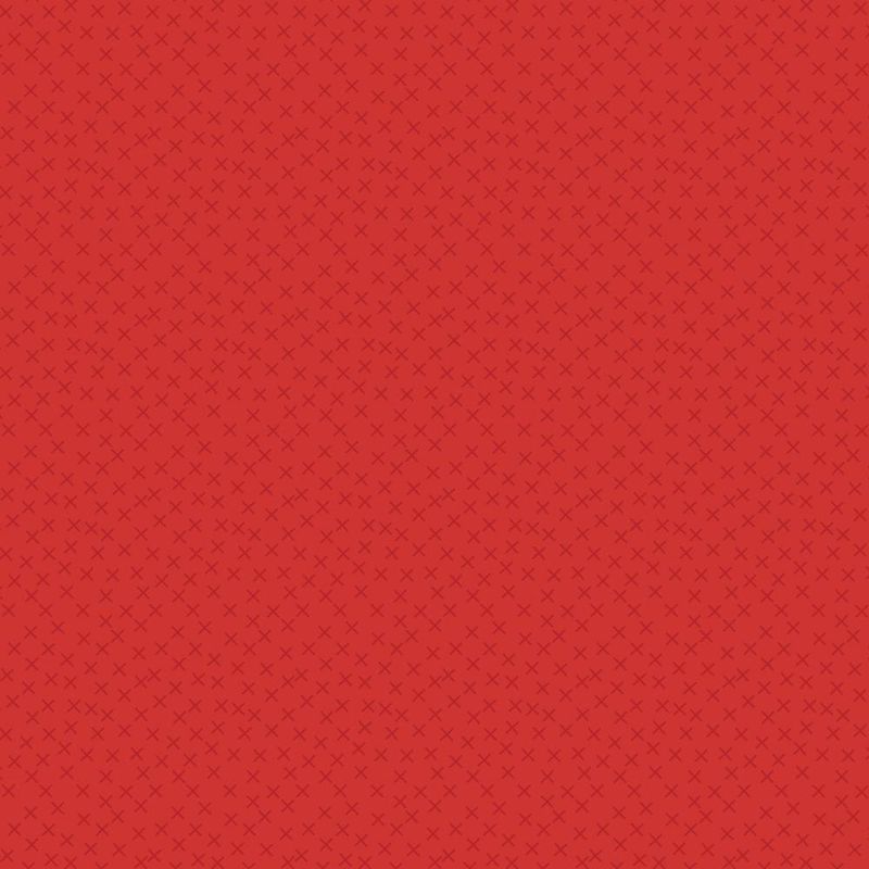 Building Blocks  Crossroads Red Fat Qtr