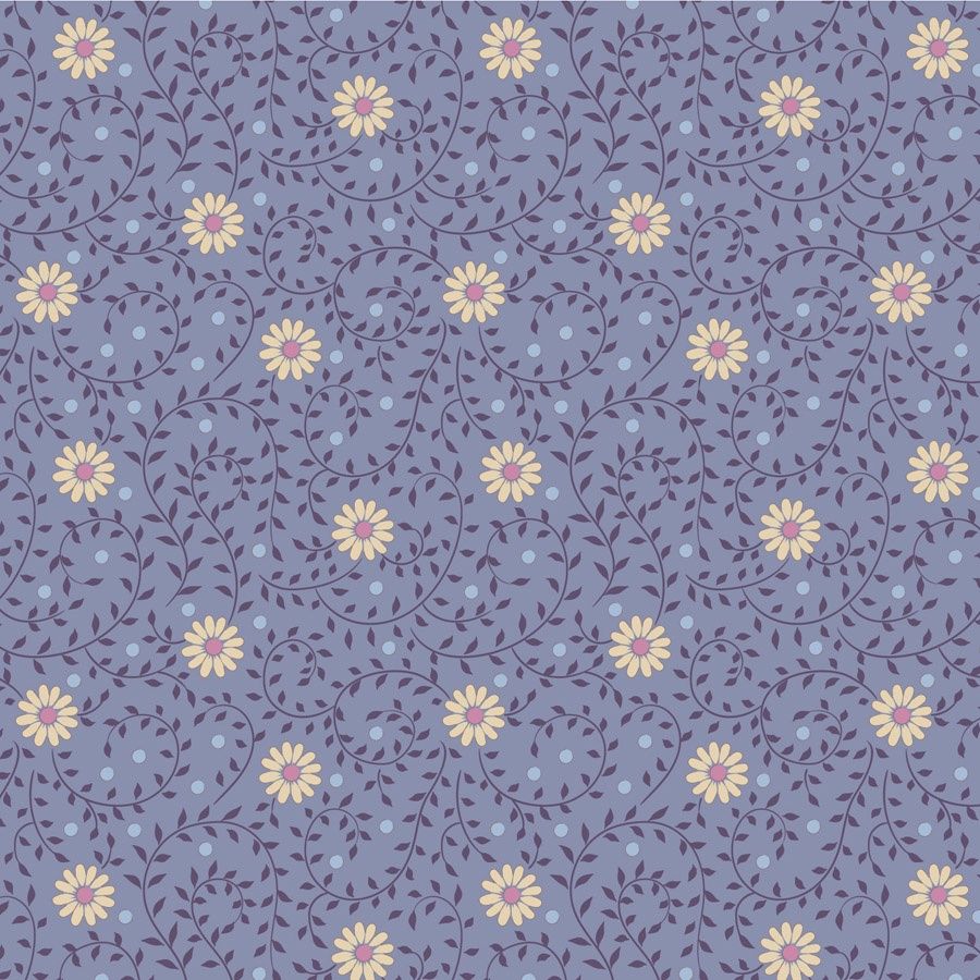 Tilda - Sanctuary - Daisydream - Pitch Blue - Fat Qtr