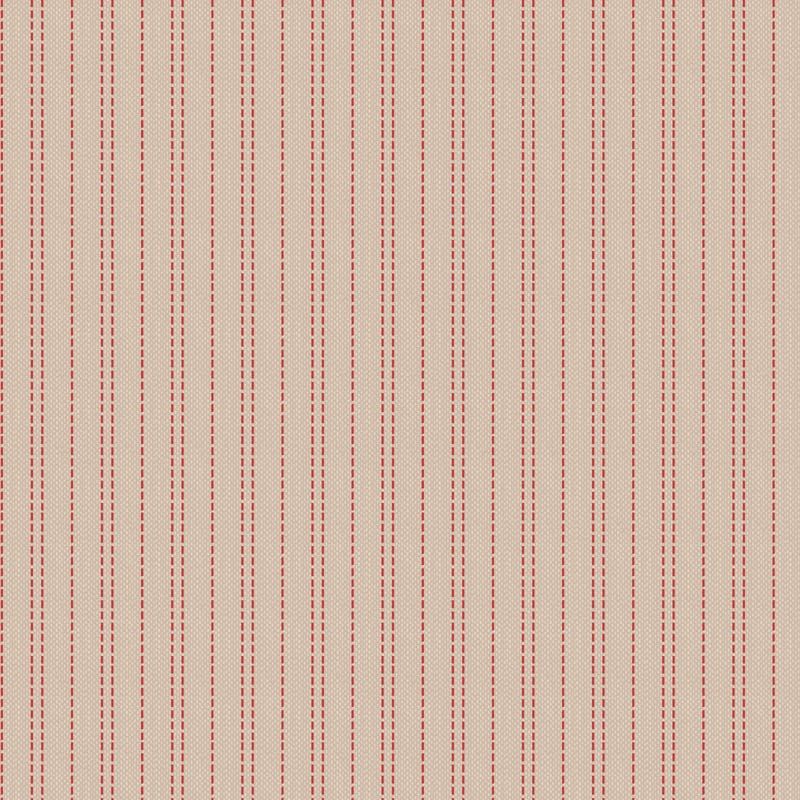 Creating Memories - Winter Seamstripe Red Fat Qtr