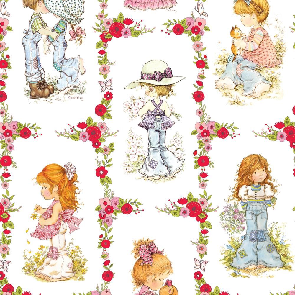 Sarah Kay - With Love DV5054 Fat Qtr