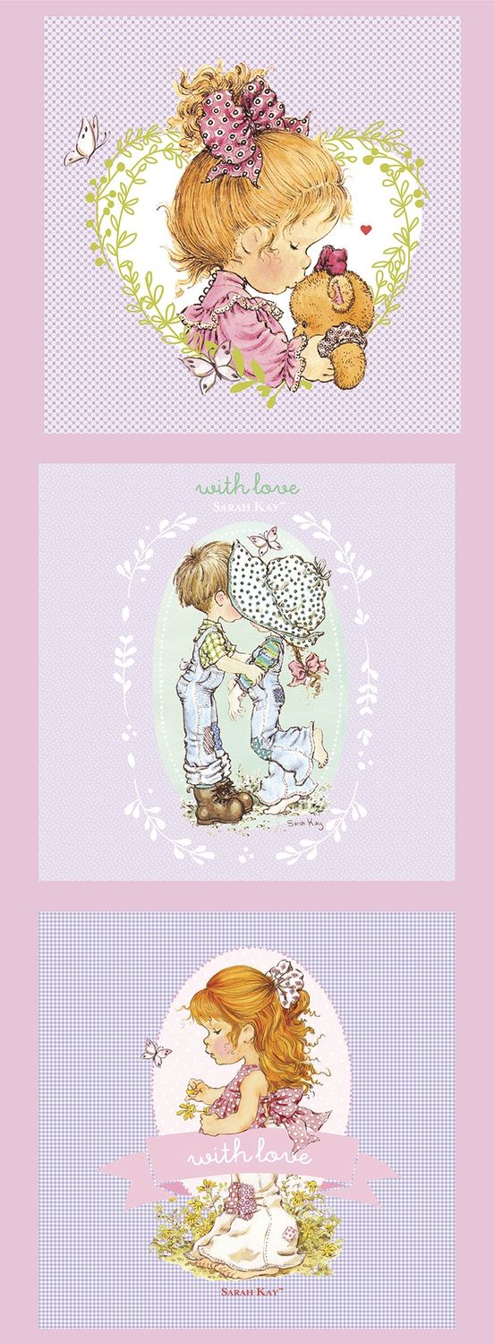 Sarah Kay - With Love - Love Blocks Purple