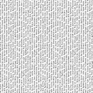 Selfies - White Words Fat Qtr